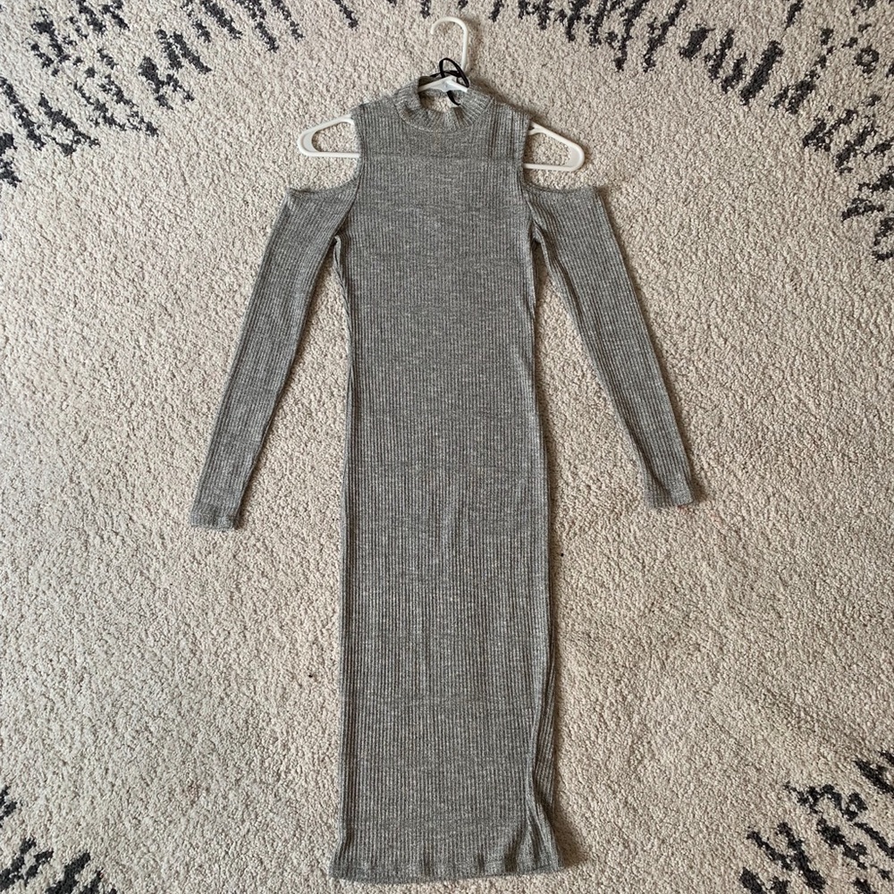 Cold shoulder dress